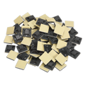 Self-Adhesive Cable Tie Mount 20 x 20mm, Black - Pack of 100
