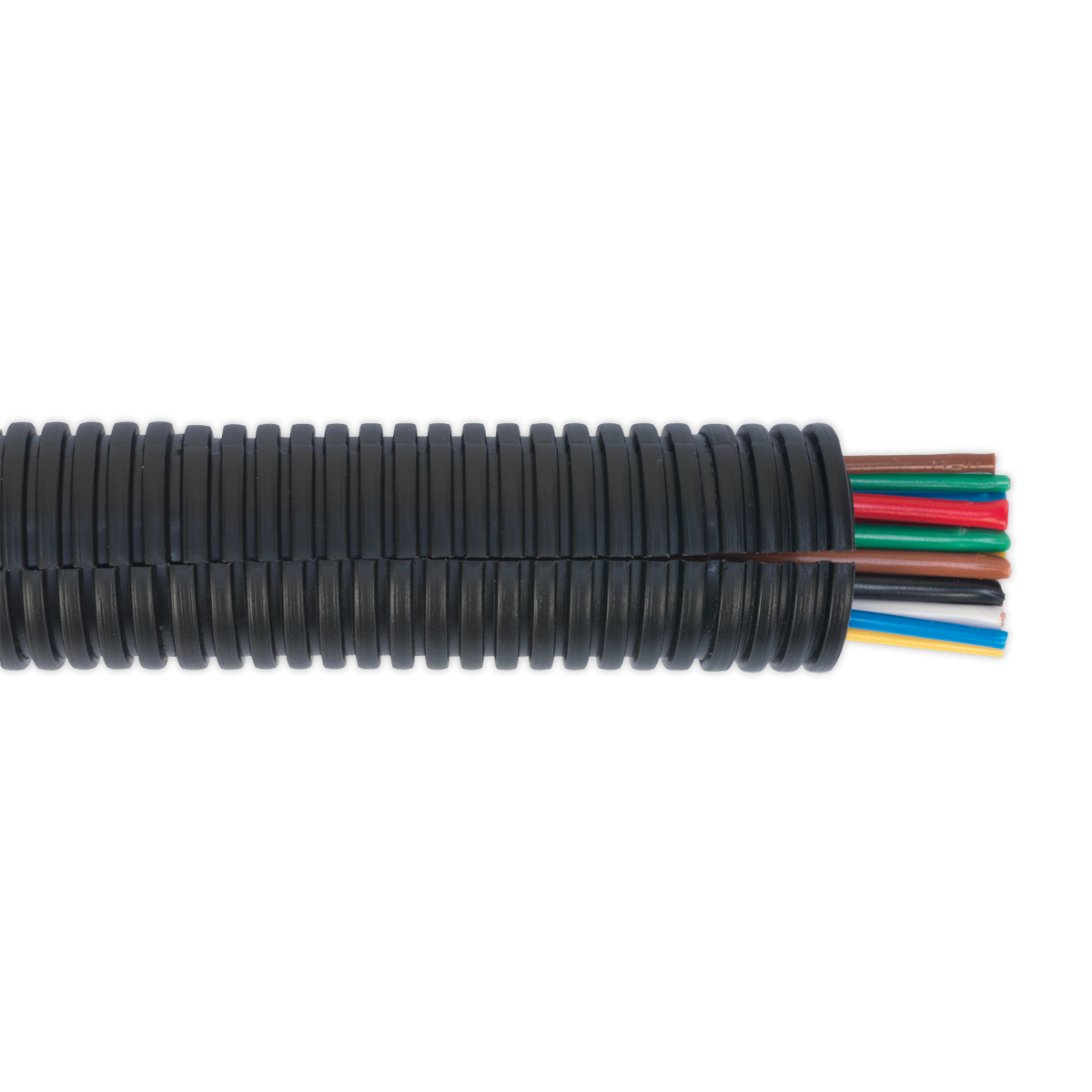 Split Convoluted Cable Sleeving Split 22-27mm 10m