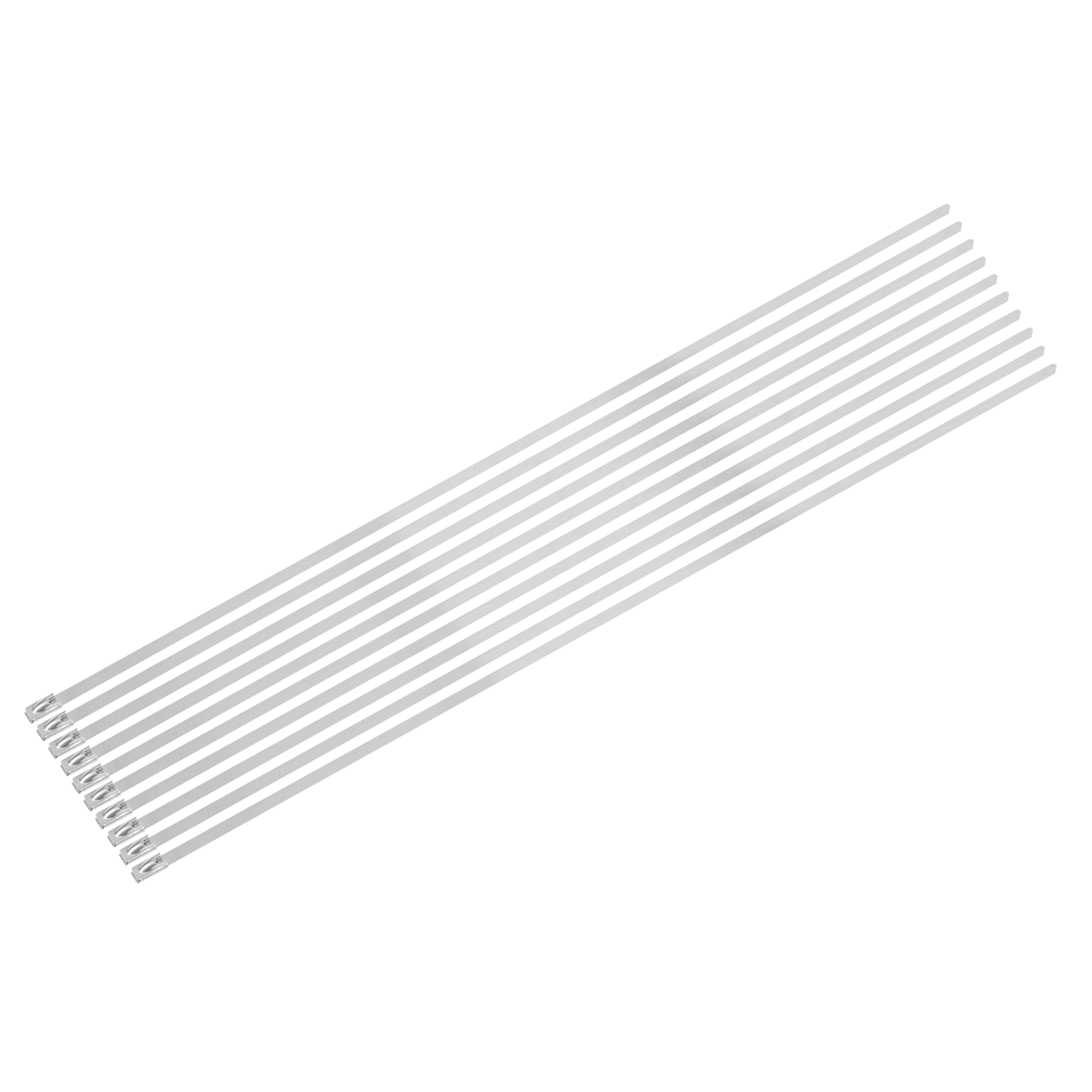 Stainless Steel Cable Tie 400mm x 4.6mm - Pack of 100
