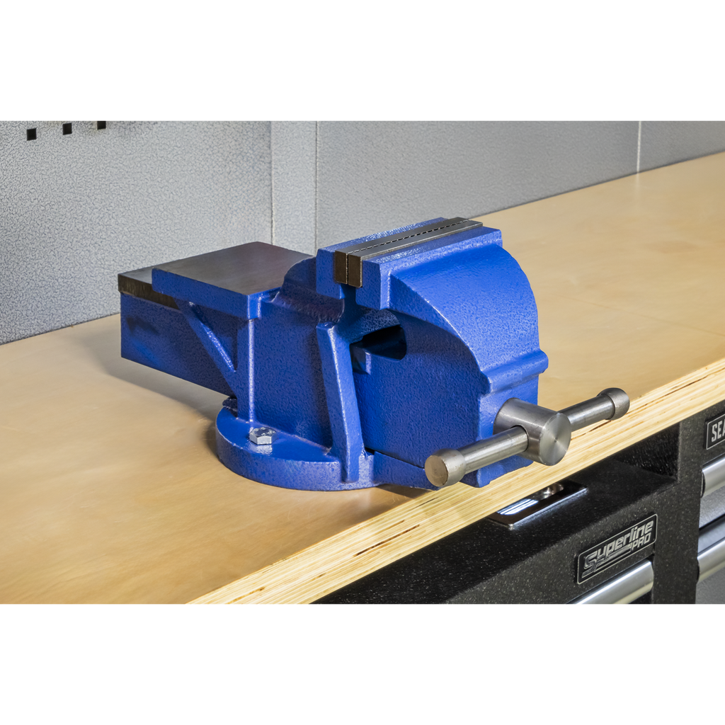 Professional Heavy-Duty Fixed Base Vice 125mm
