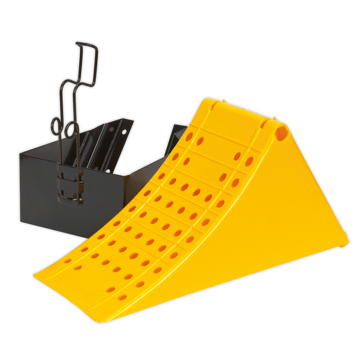 Commercial Wheel Chock with Bracket (CV127)