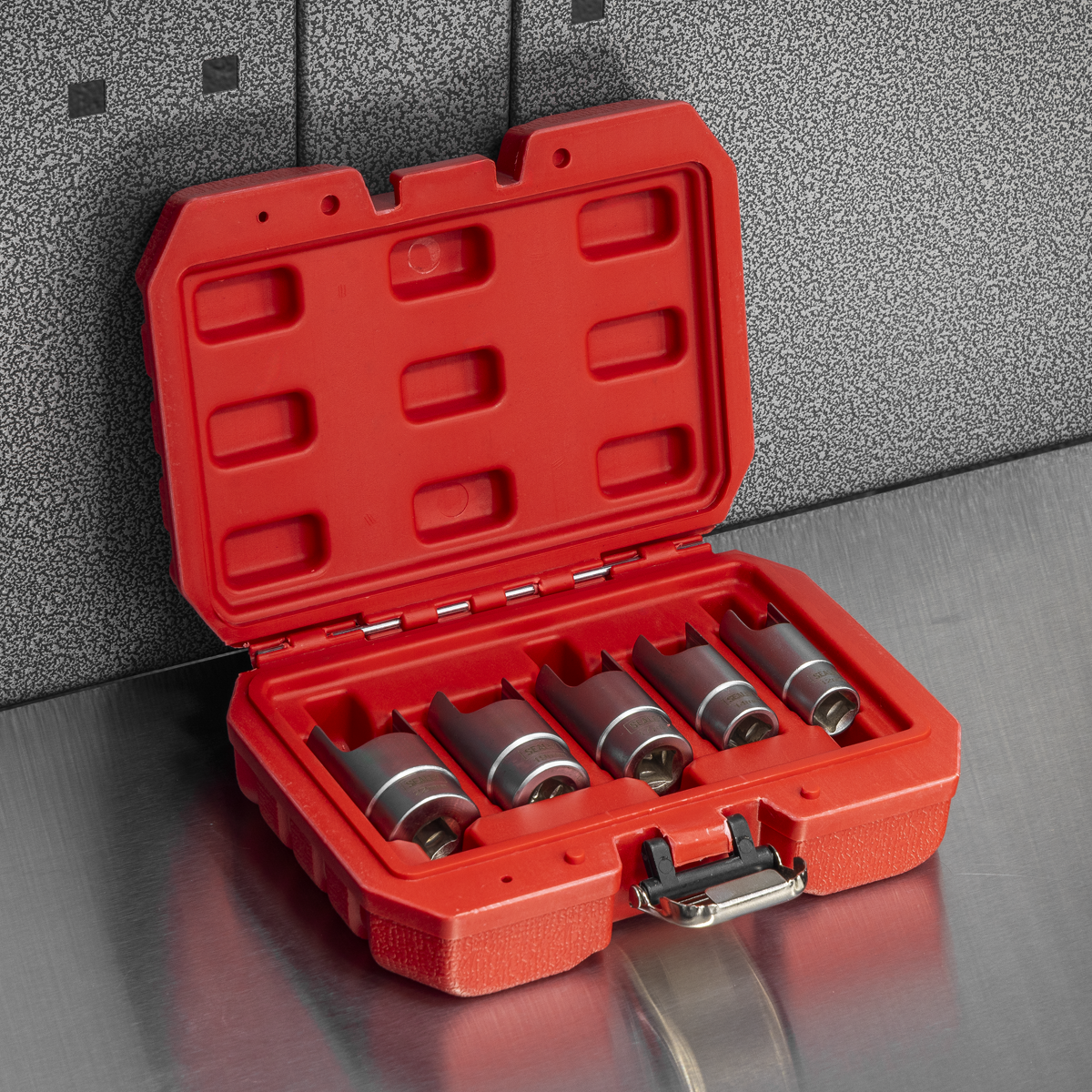 Elbow Connector Socket Set 3/8"Sq Drive 5pc