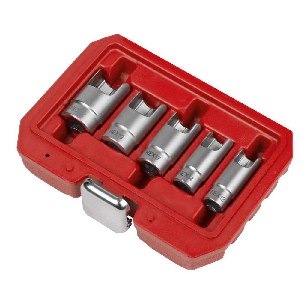Elbow Connector Socket Set 3/8"Sq Drive 5pc