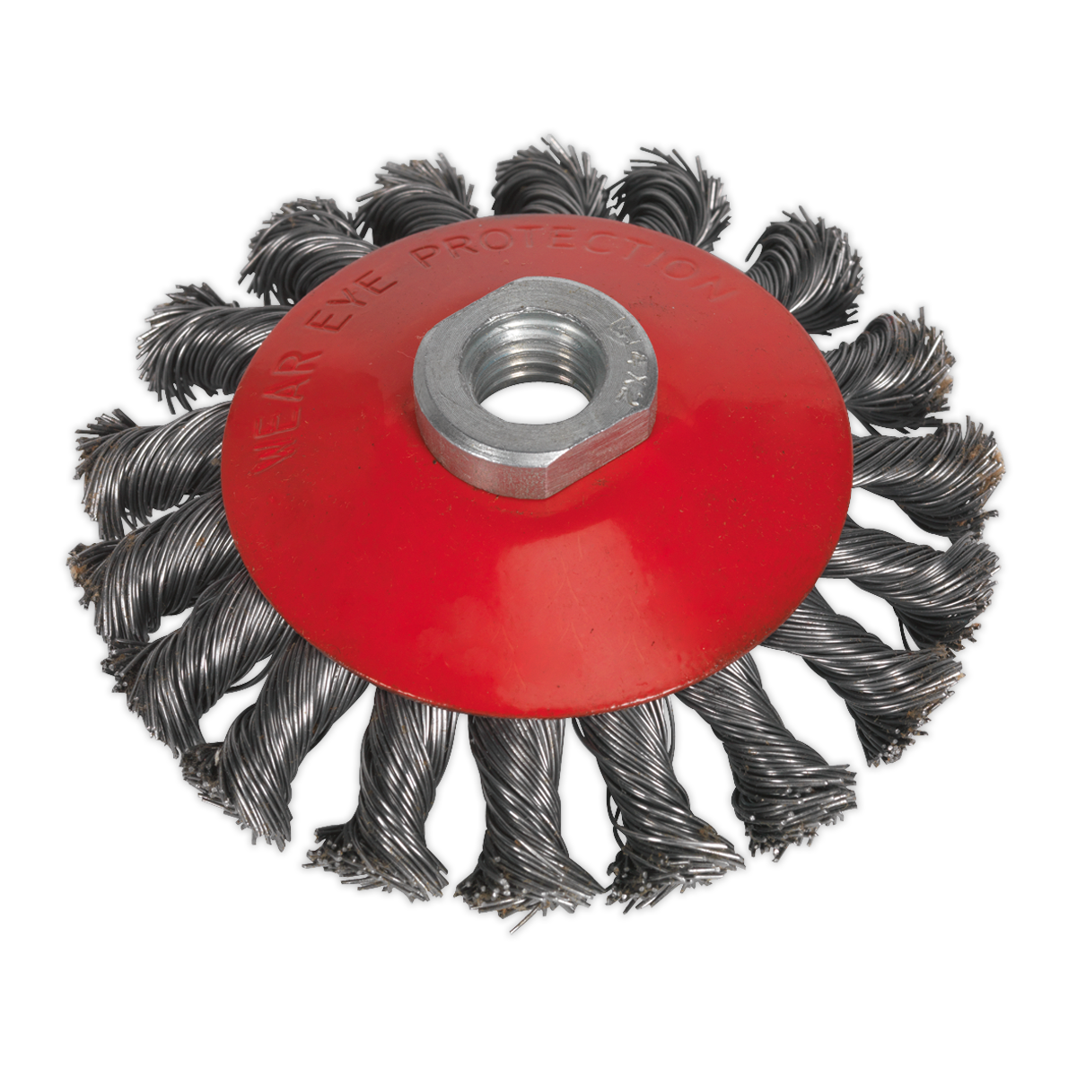 100mm Conical Wire Brush M10 x 1.5mm