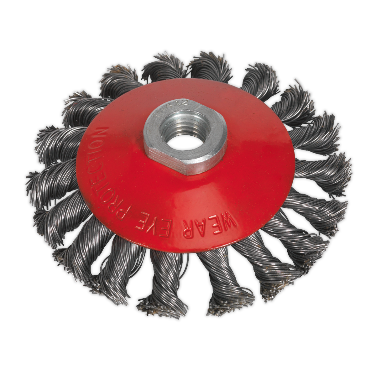 100mm Conical Wire Brush M14 x 2mm