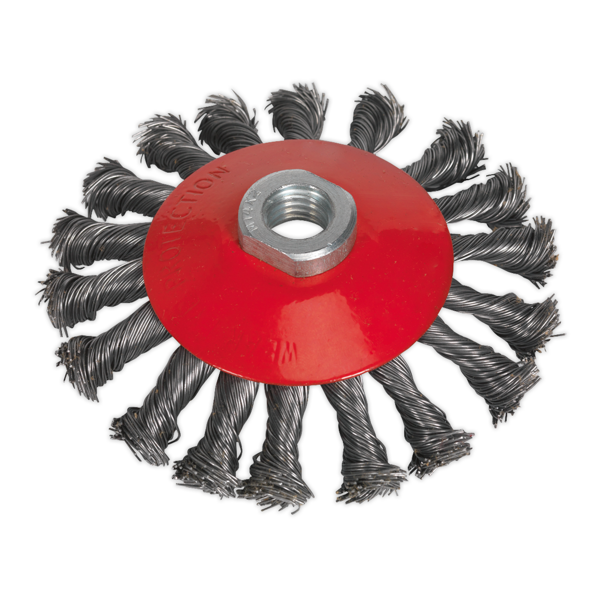 115mm Conical Wire Brush M14 x 2mm
