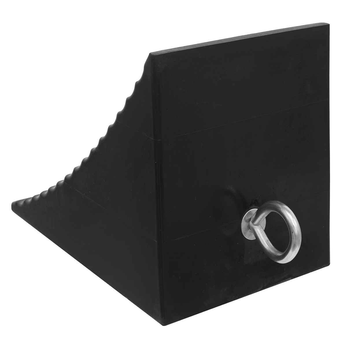 Heavy-Duty Rubber Wheel Chock, Single (CWC01)