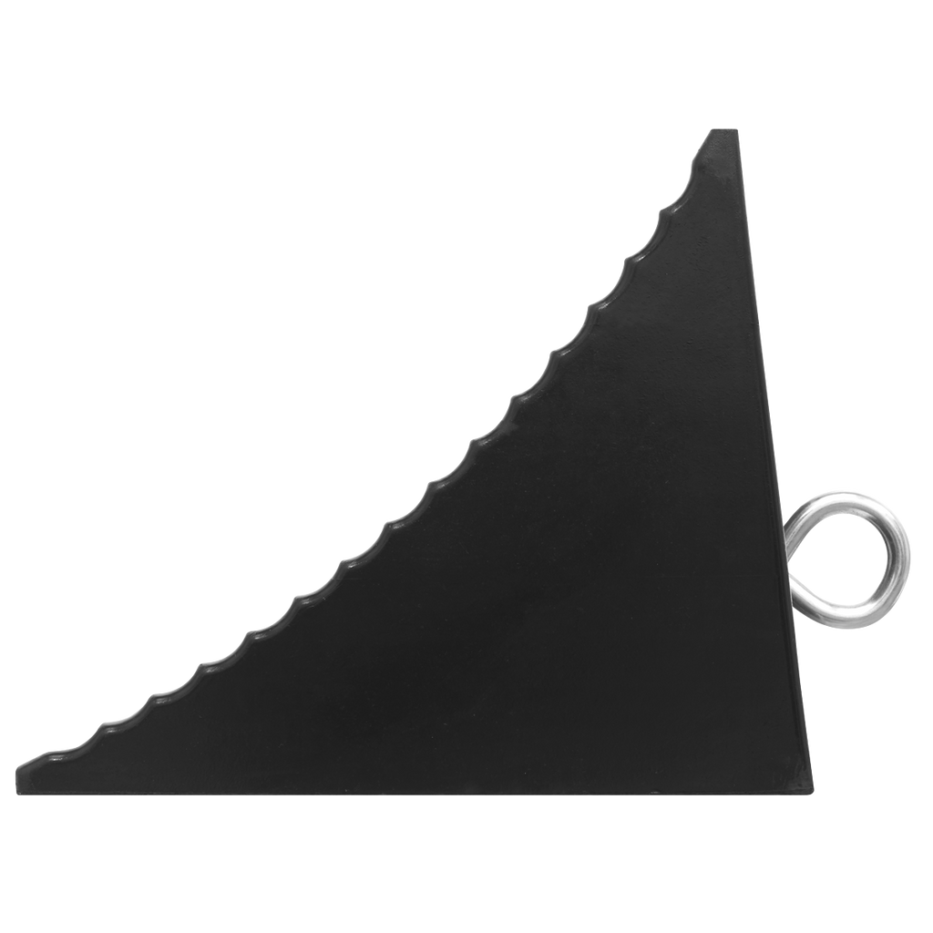 Heavy-Duty Rubber Wheel Chock, Single (CWC01)