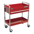 Superline PRO® Heavy-Duty Workshop Trolley with Drawer, 2-Level (CX101D)