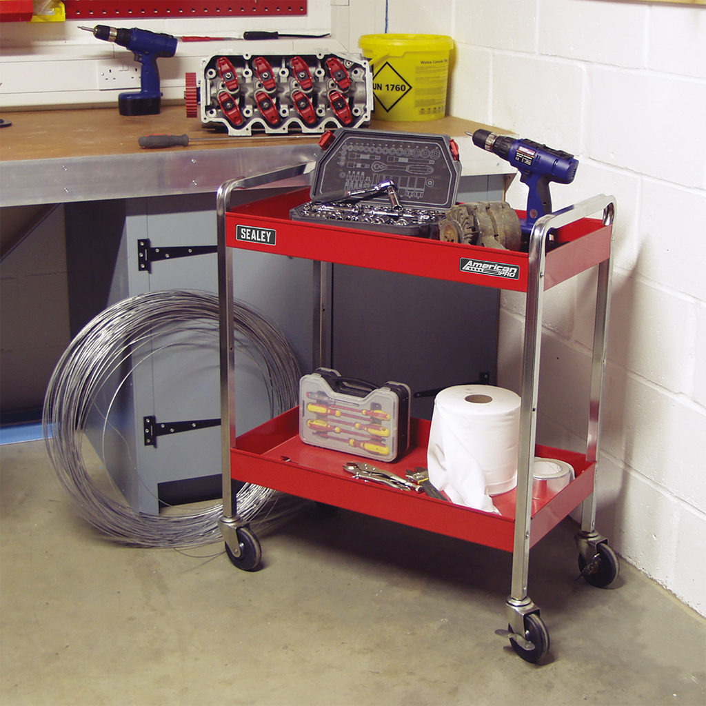 American PRO® Heavy-Duty Workshop Trolley, 2-Level (CX102)