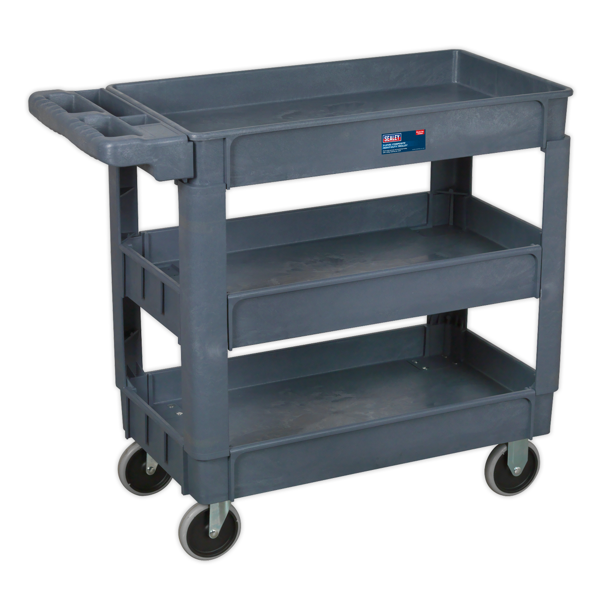 Composite Heavy-Duty Trolley 3-Level