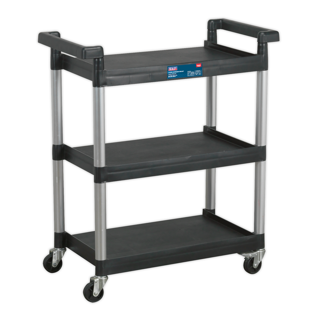 Composite Workshop Trolley, 3-Level (CX308)