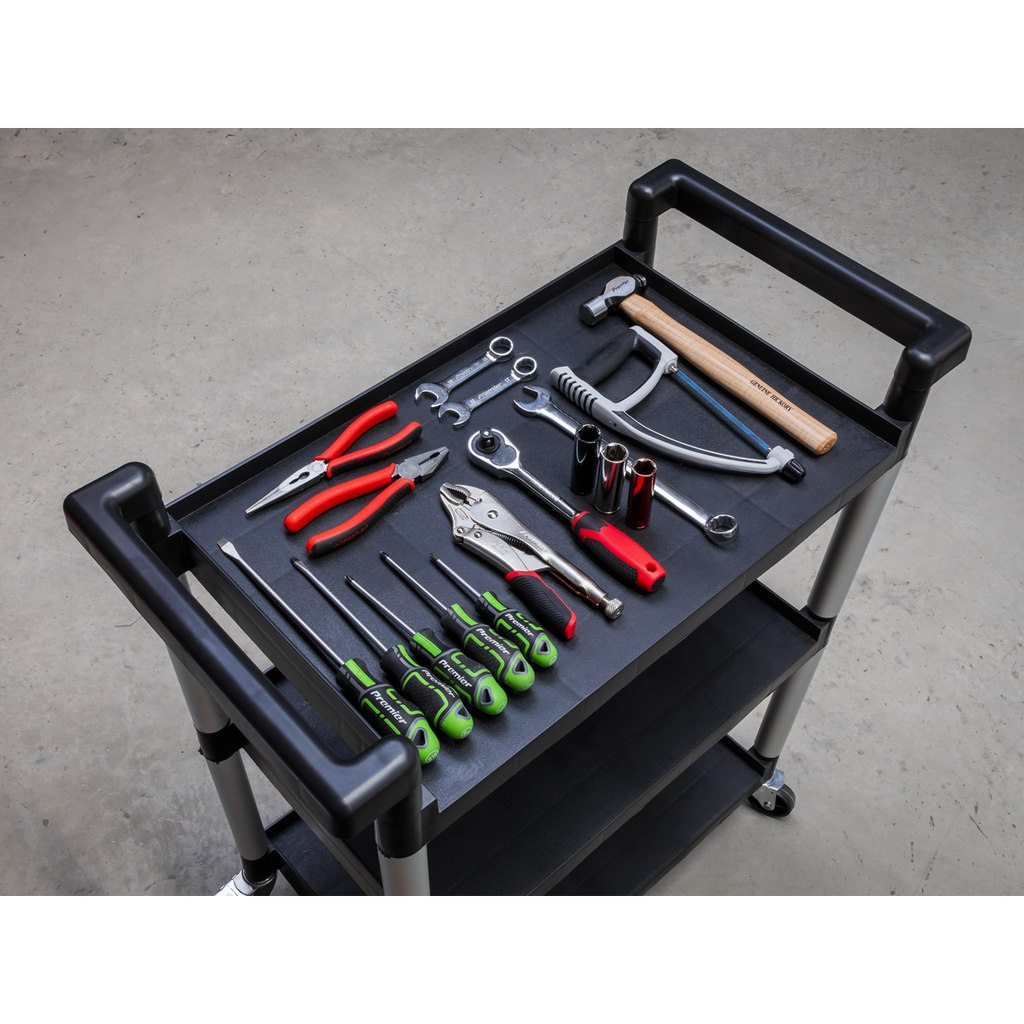 Composite Workshop Trolley, 3-Level (CX308)
