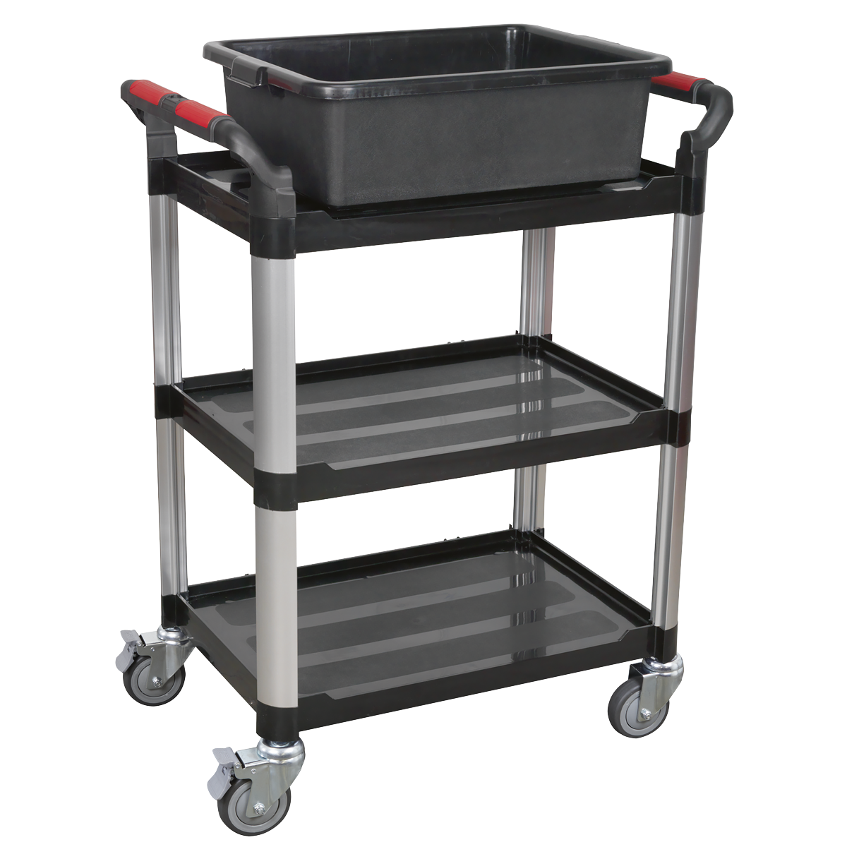 Composite Workshop Trolley 3-Level/3 Wall