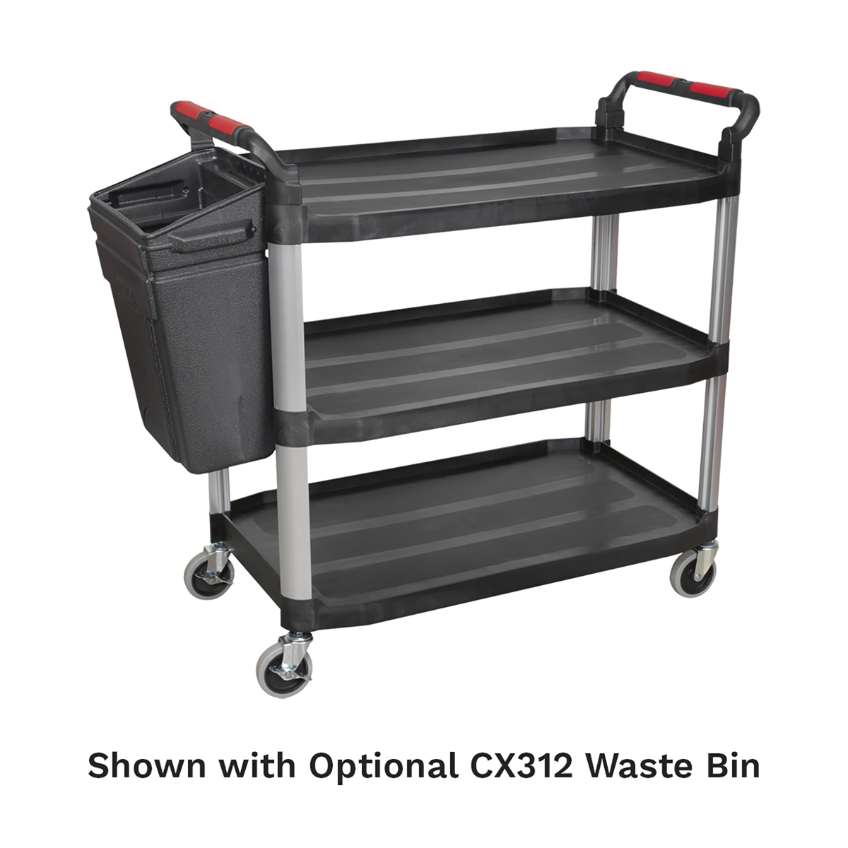 Composite Workshop Trolley 3-Level/3 Wall
