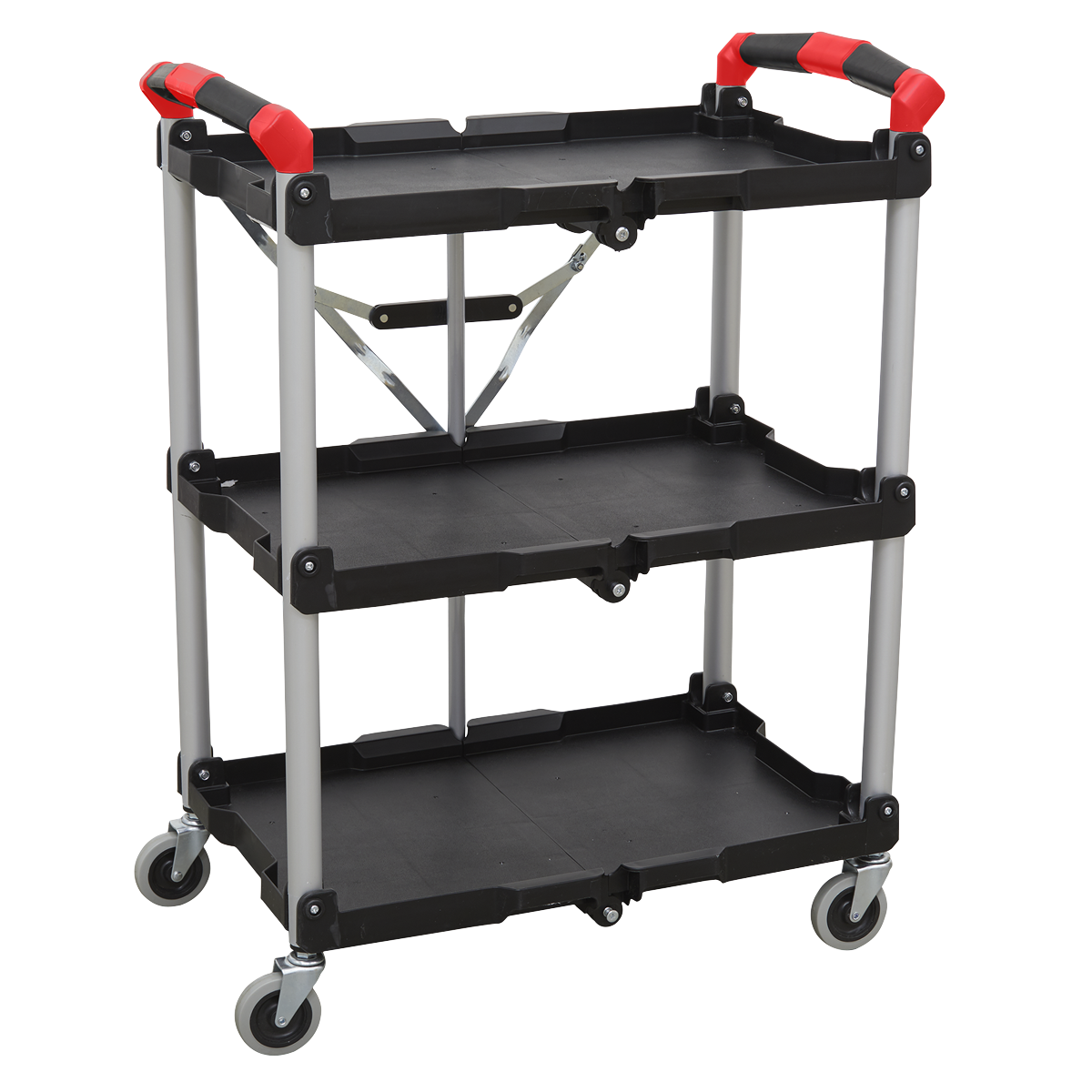Folding Composite Workshop Trolley, 3-Level (CX314)