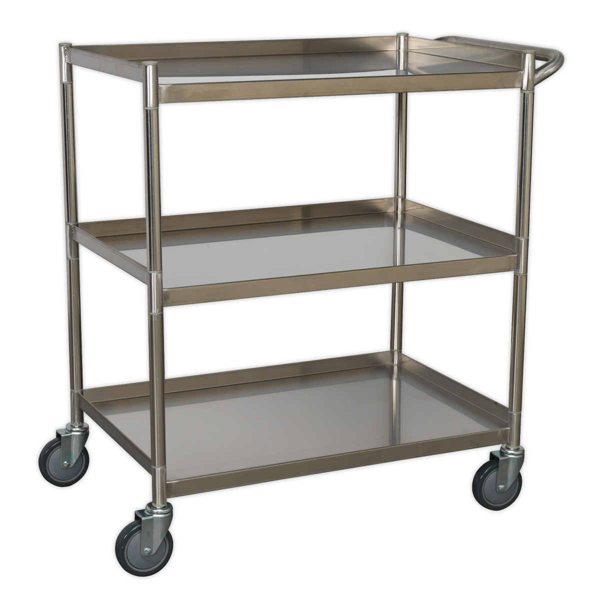 Premier™ Stainless Steel Workshop Trolley 3-Level