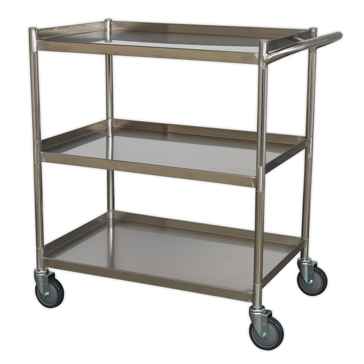Premier™ Stainless Steel Workshop Trolley 3-Level