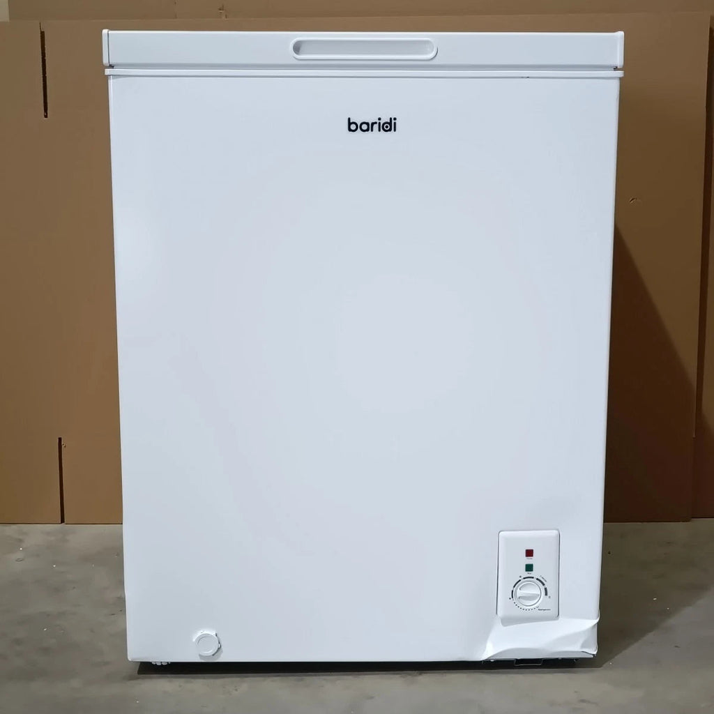 Baridi Freestanding Chest Freezer, 142L Capacity, White (DH120)