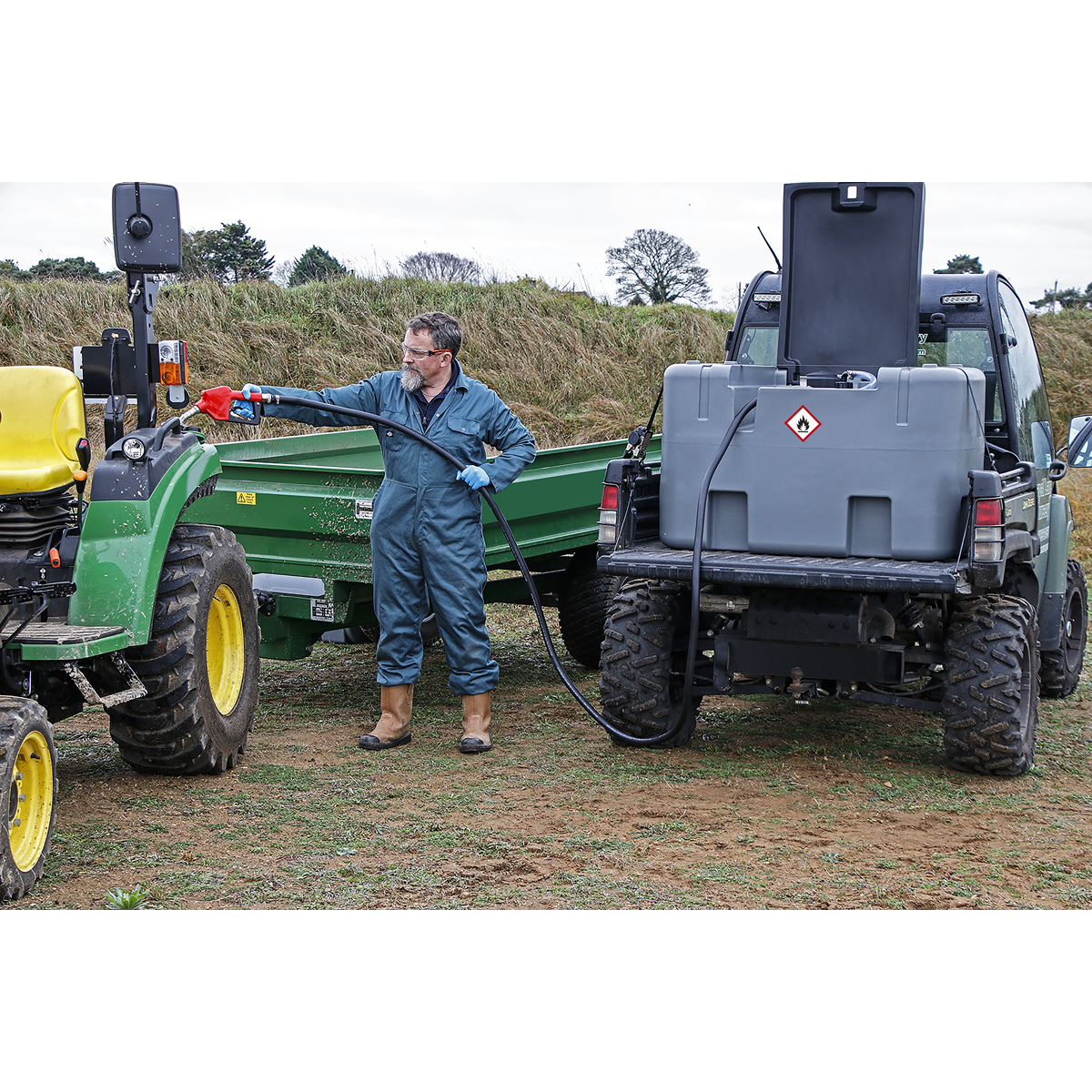 Portable Diesel Tank 400L 12V