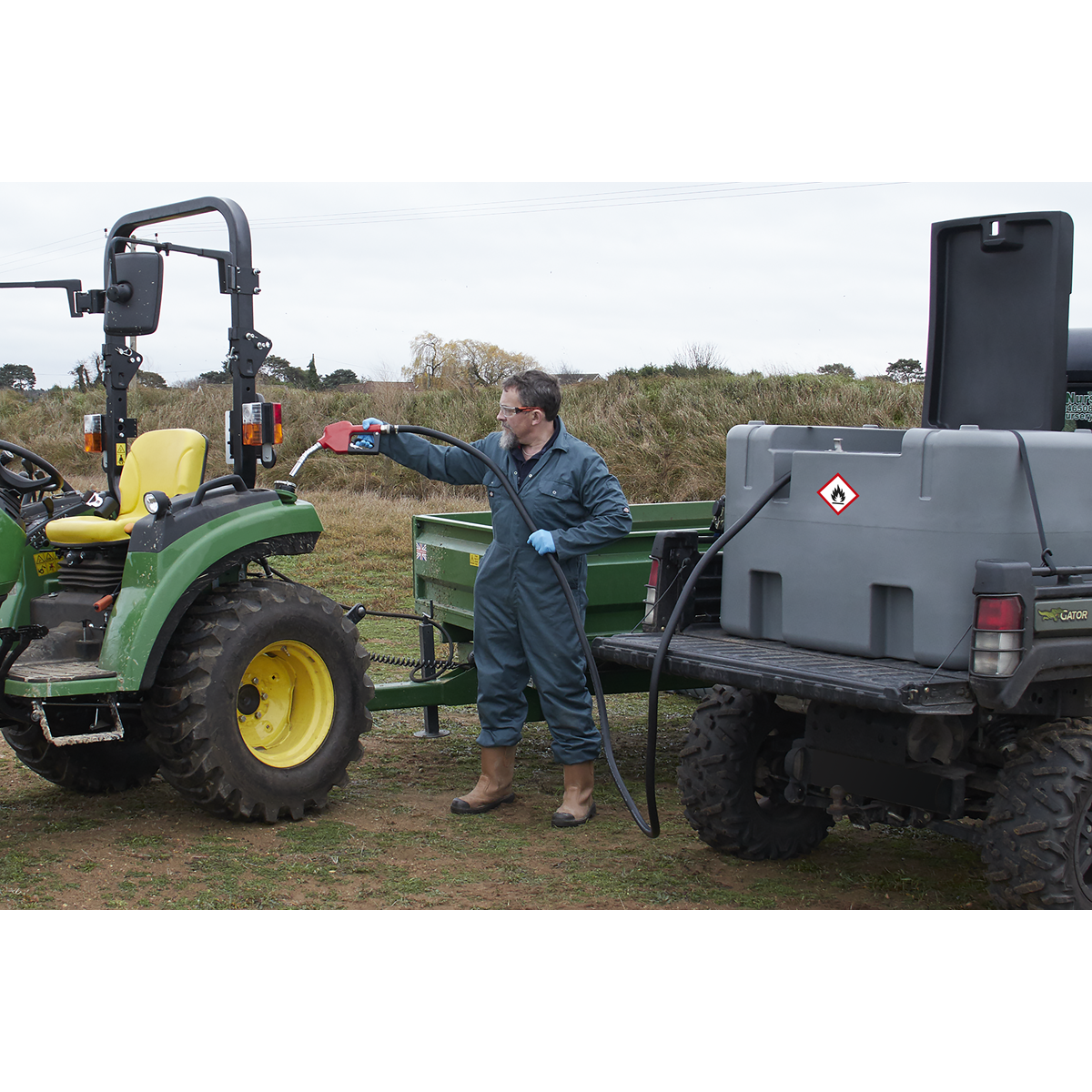 Portable Diesel Tank 400L 12V