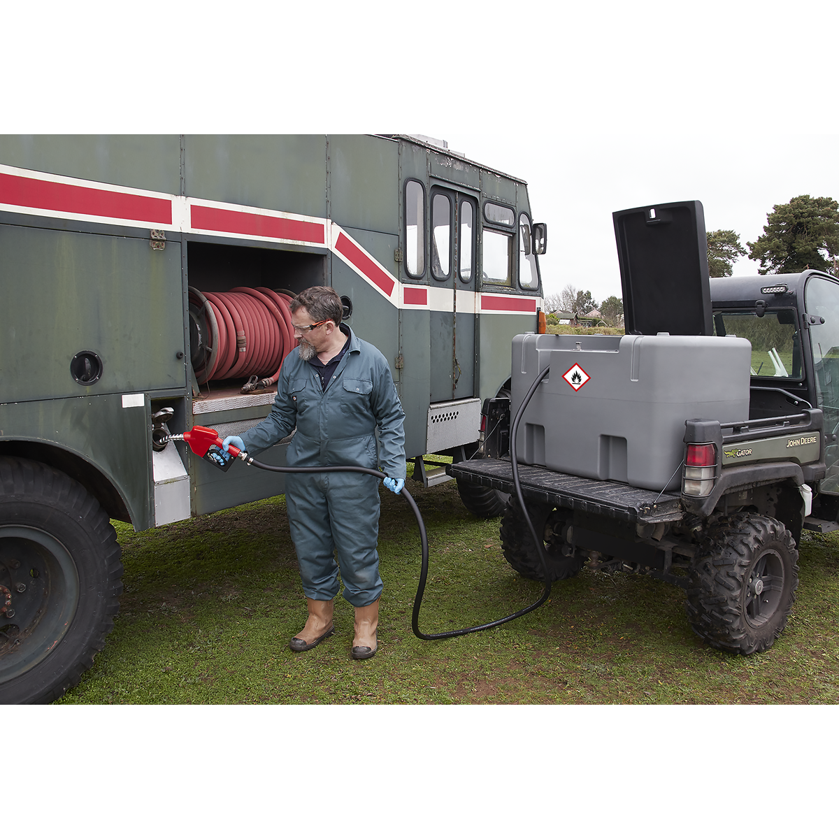 Portable Diesel Tank 400L 12V