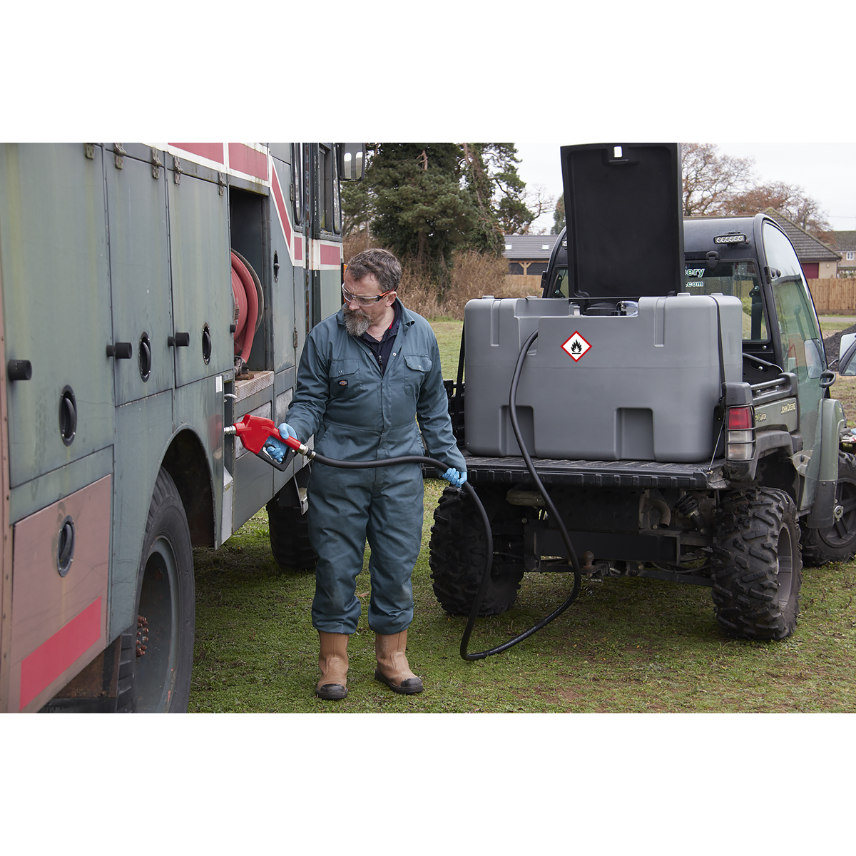 Portable Diesel Tank 400L 12V