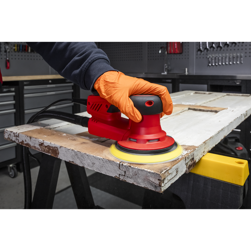 150mm Dual Action Variable Speed Palm Sander 350W/230V