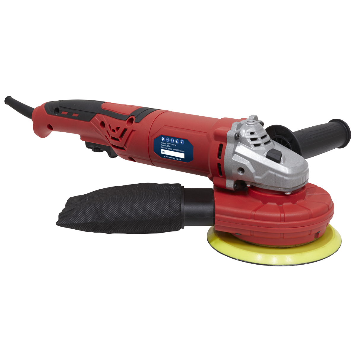 Dual Action Variable Speed Dust-Free Sander, 150mm, 750W/230V