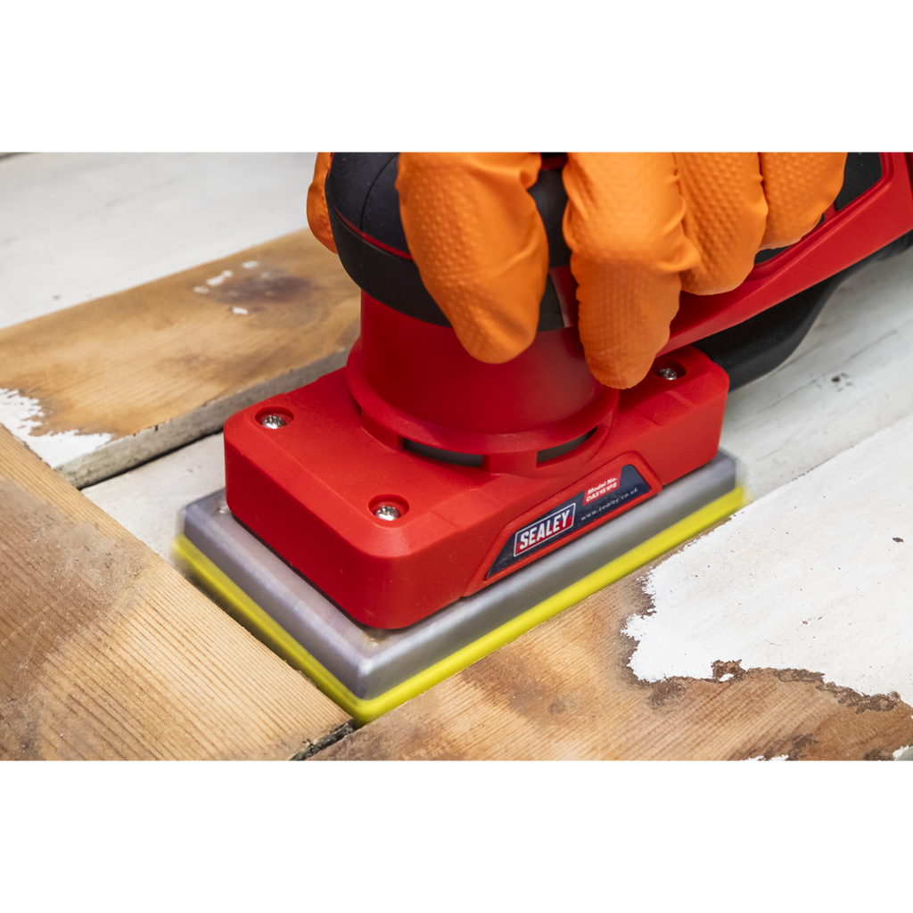 80 x 133mm Dual Action Variable Speed Brushless Sander 350W/