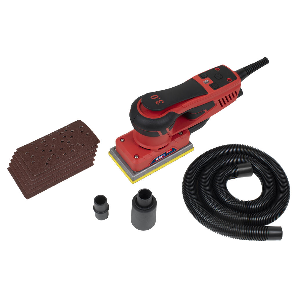 80 x 133mm Dual Action Variable Speed Brushless Sander 350W/
