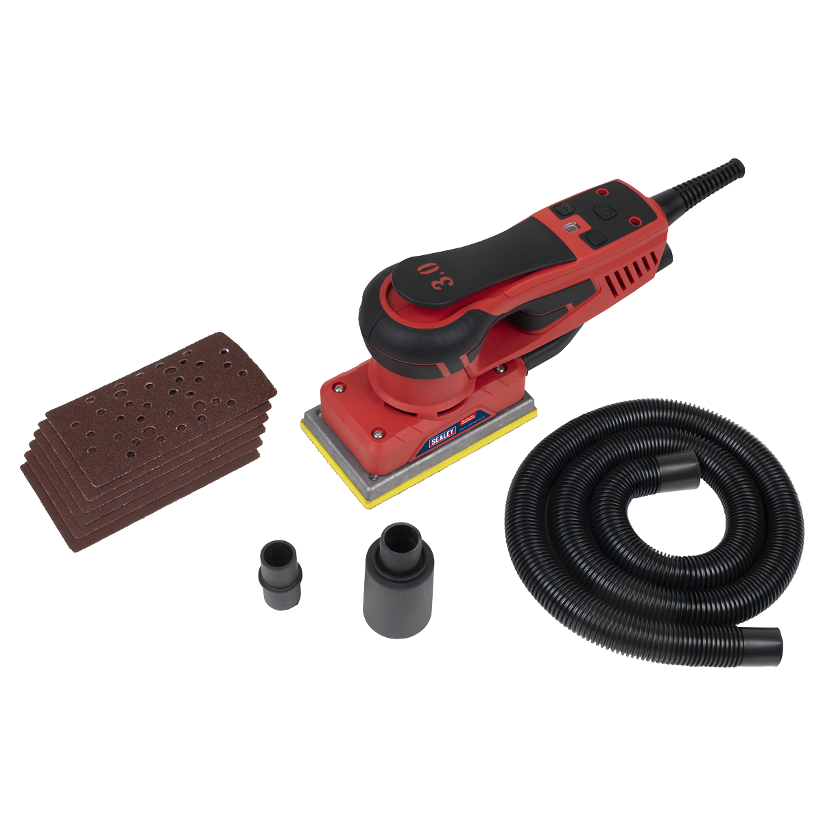 80 x 133mm Dual Action Variable Speed Brushless Sander 350W/
