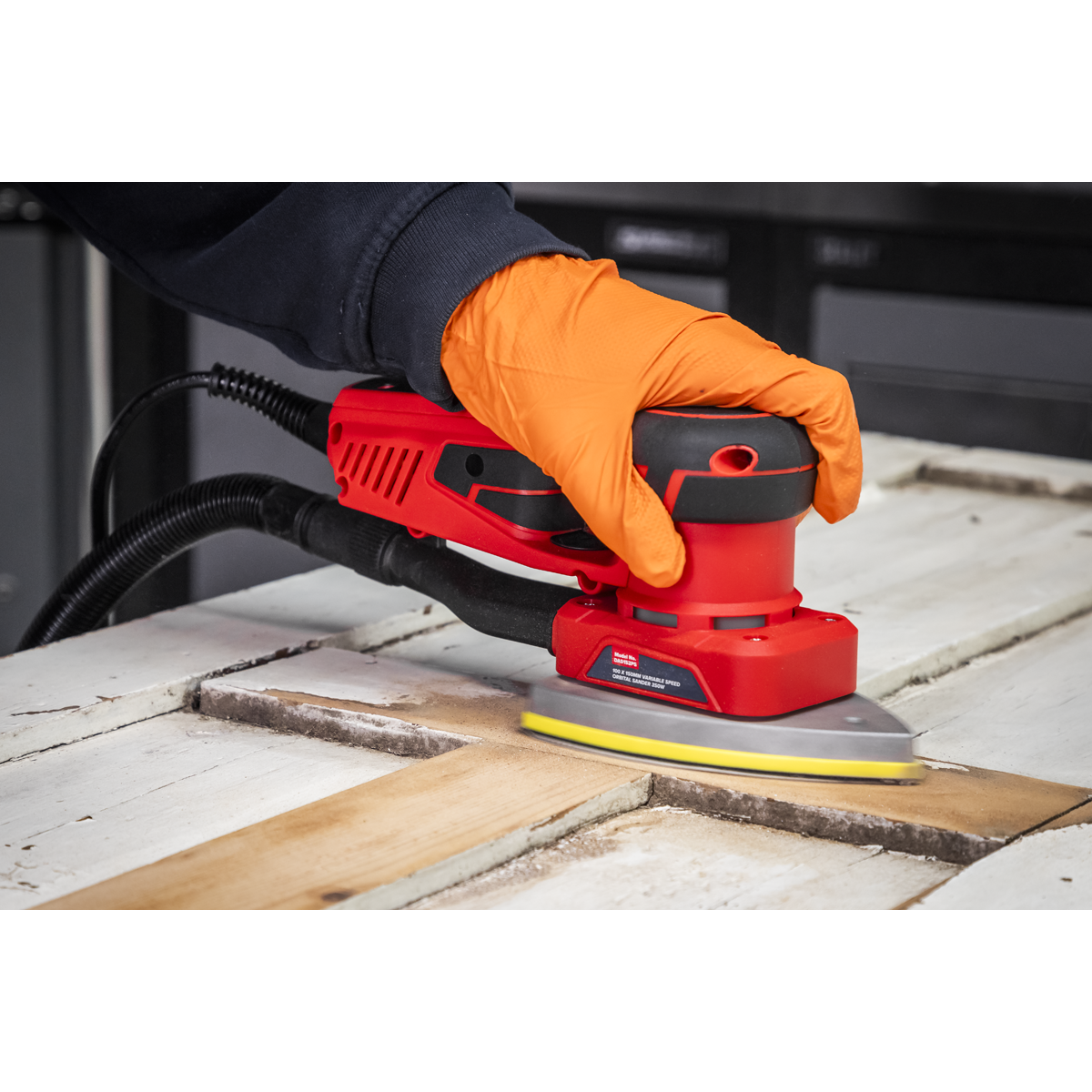 100 x 150mm Dual Action Variable Speed Brushless Sander 350W