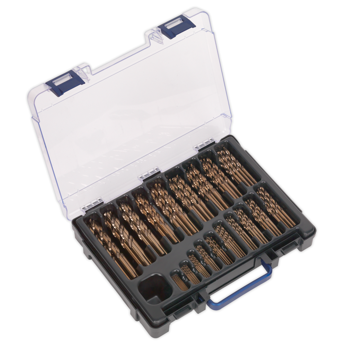 HSS Cobalt Fully Ground Drill Bit Assortment 1-10mm 170pc