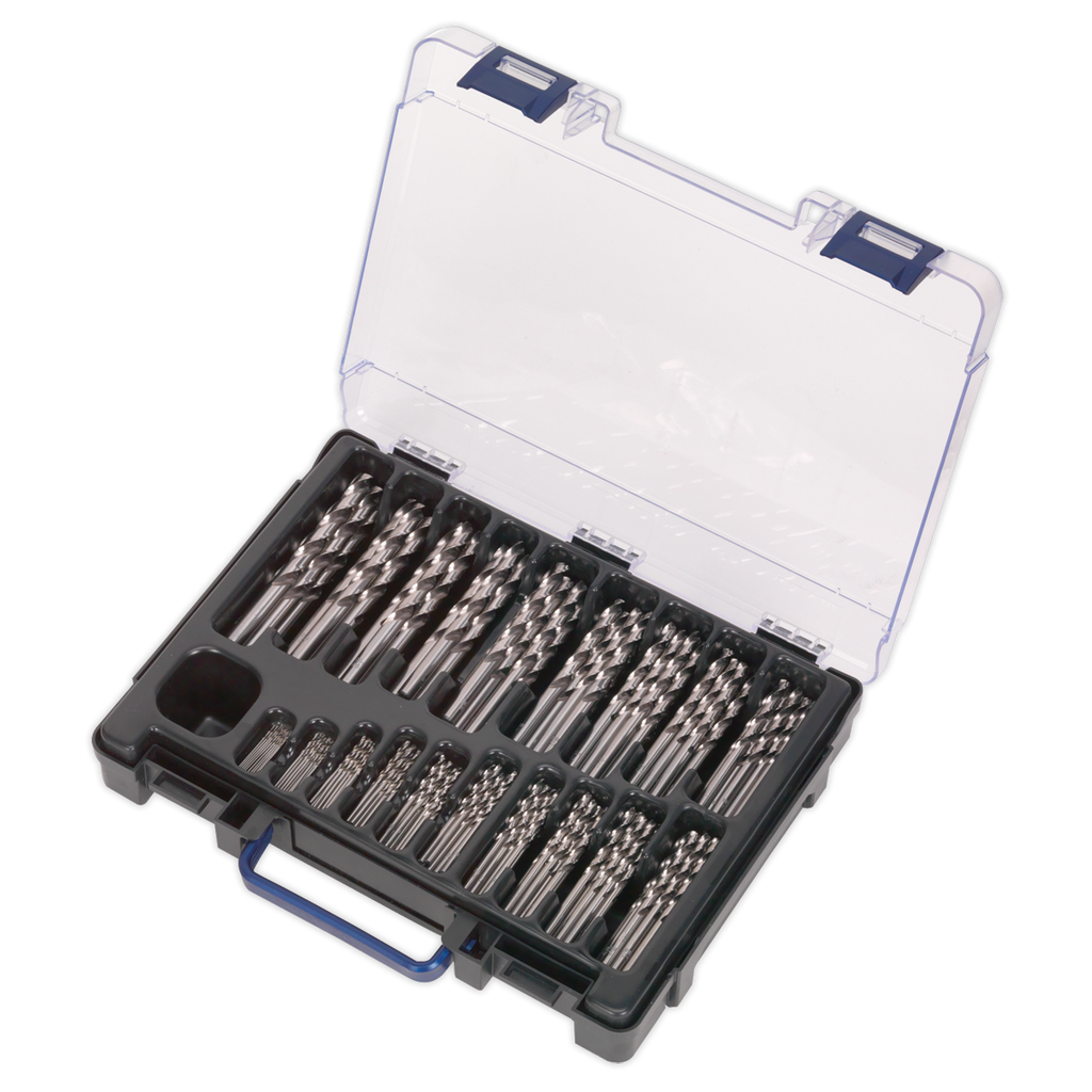 HSS Fully Ground Drill Bit Assortment 1-10mm 170pc