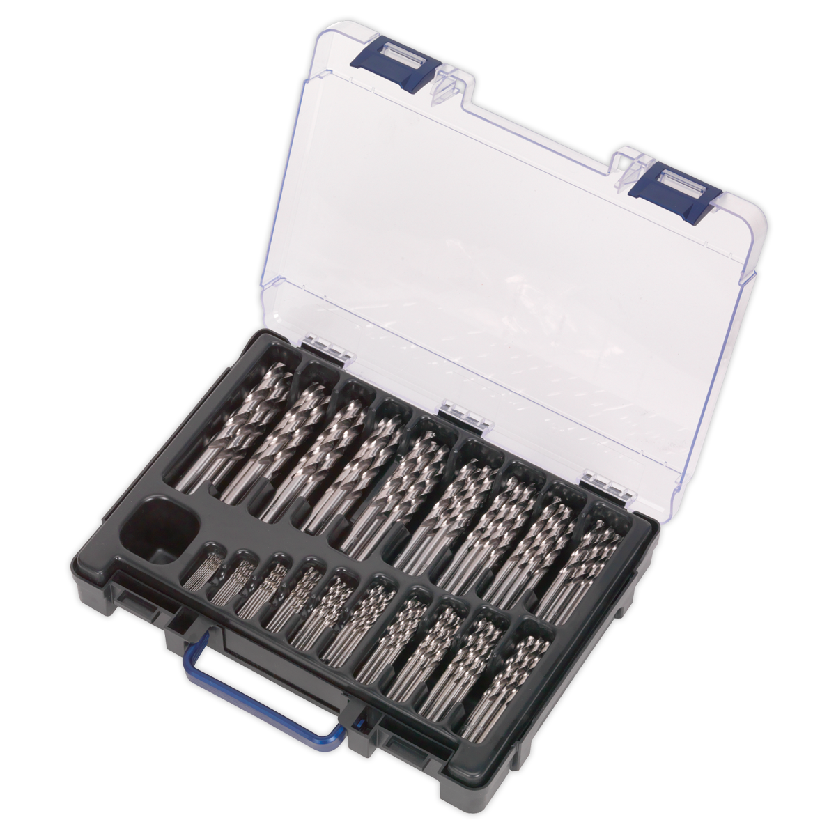 HSS Fully Ground Drill Bit Assortment 1-10mm 170pc