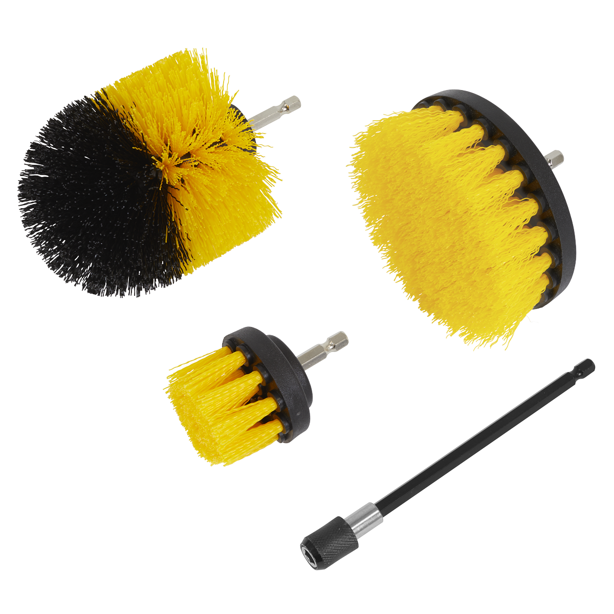 Drill Brush Set 4pc