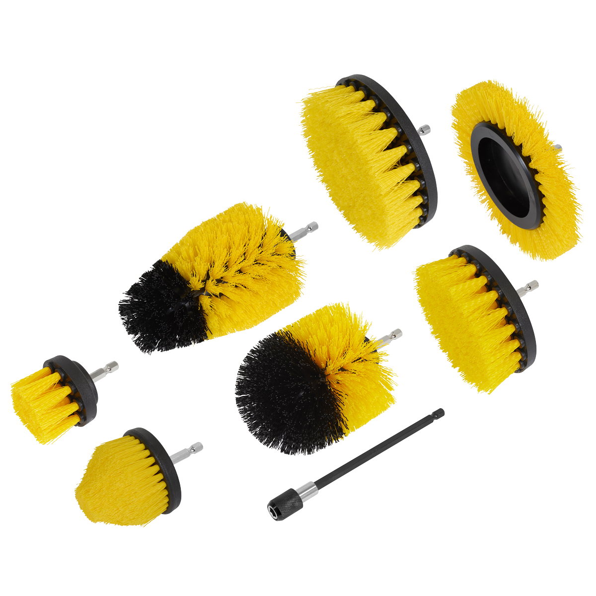 Drill Brush Set 8pc