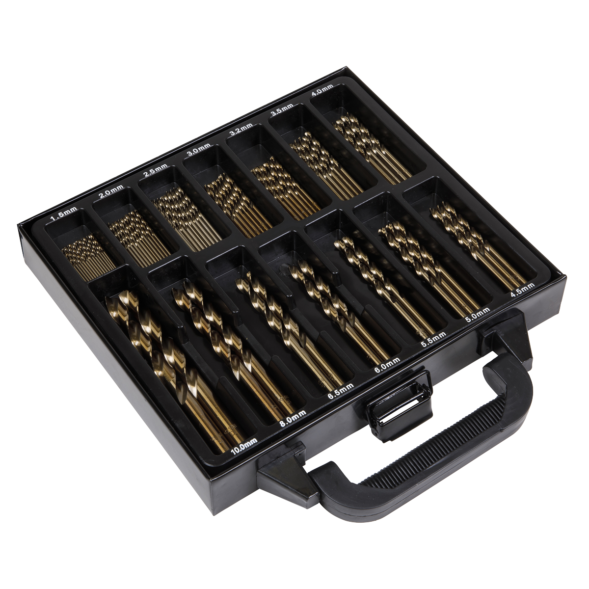 HSS Cobalt Fully Ground Drill Bit Set 99pc