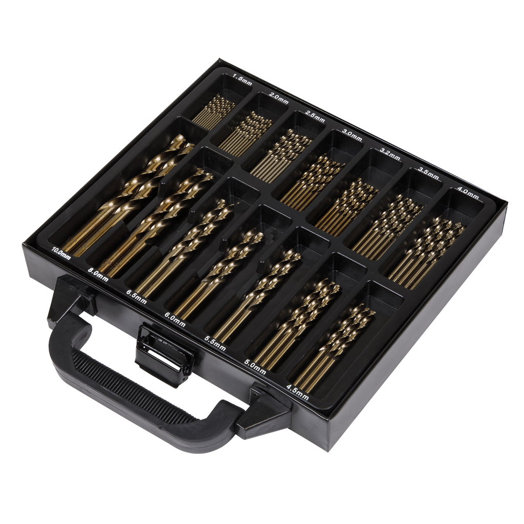 HSS Cobalt Fully Ground Drill Bit Set 99pc
