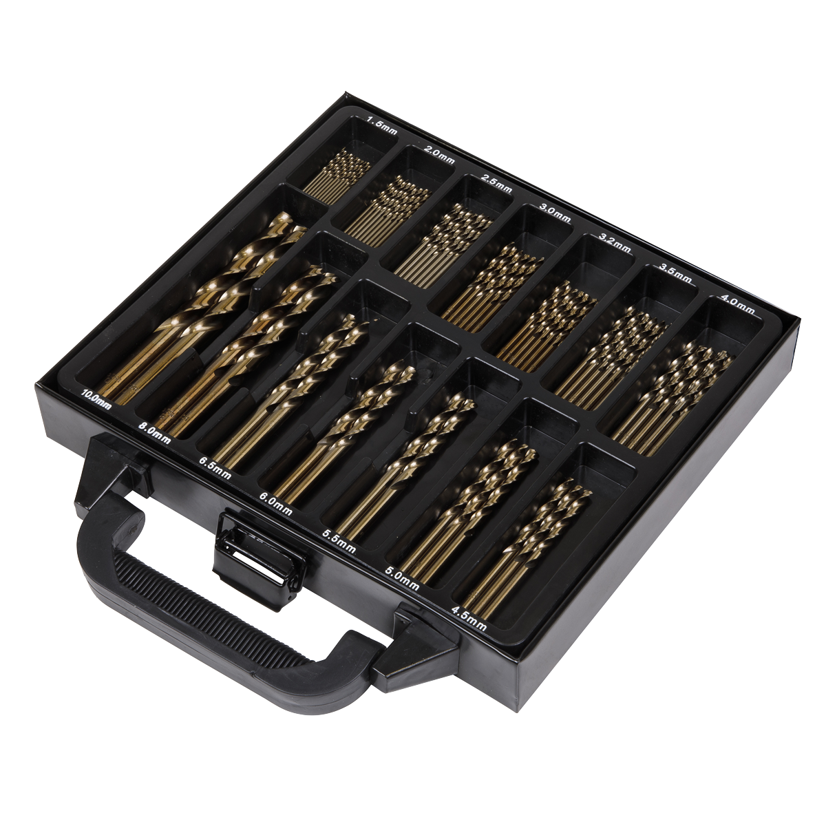HSS Cobalt Fully Ground Drill Bit Set 99pc