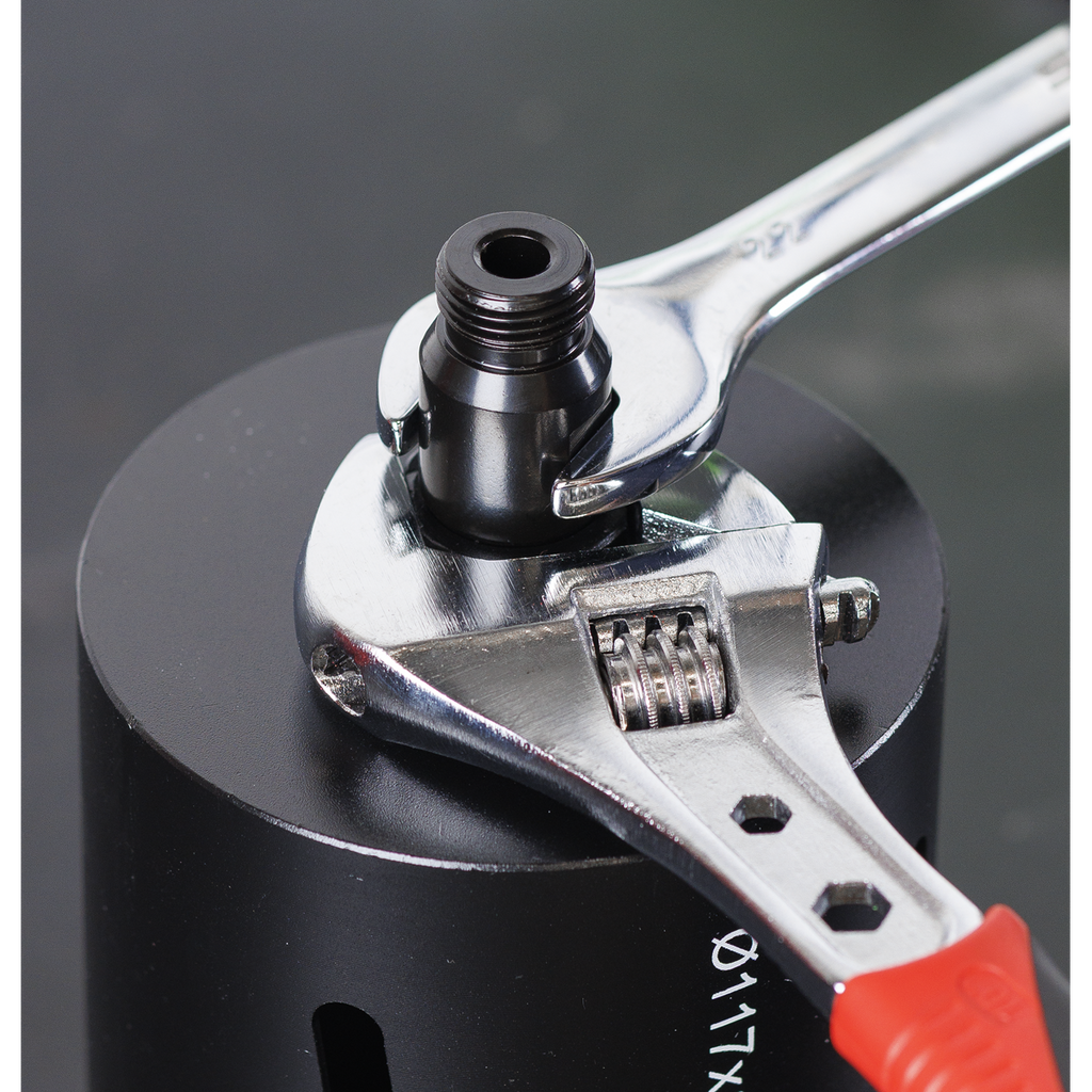Diamond Core Drill Adaptor with Through Hole 1/2"BSP Male to 1/2"BSP Male