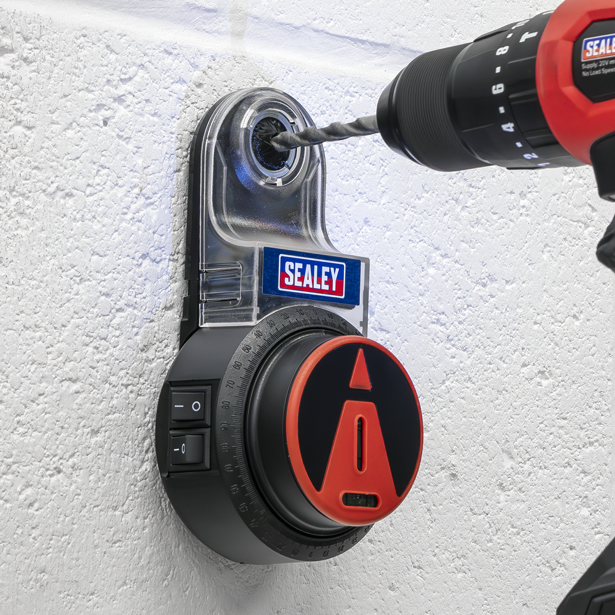 Vacuum Drill Dust Extractor with Laser Light & Spirit Level
