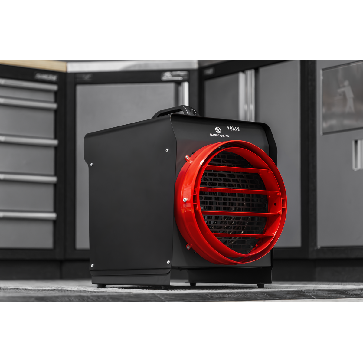 Industrial Fan Heater with Ducting 10kW