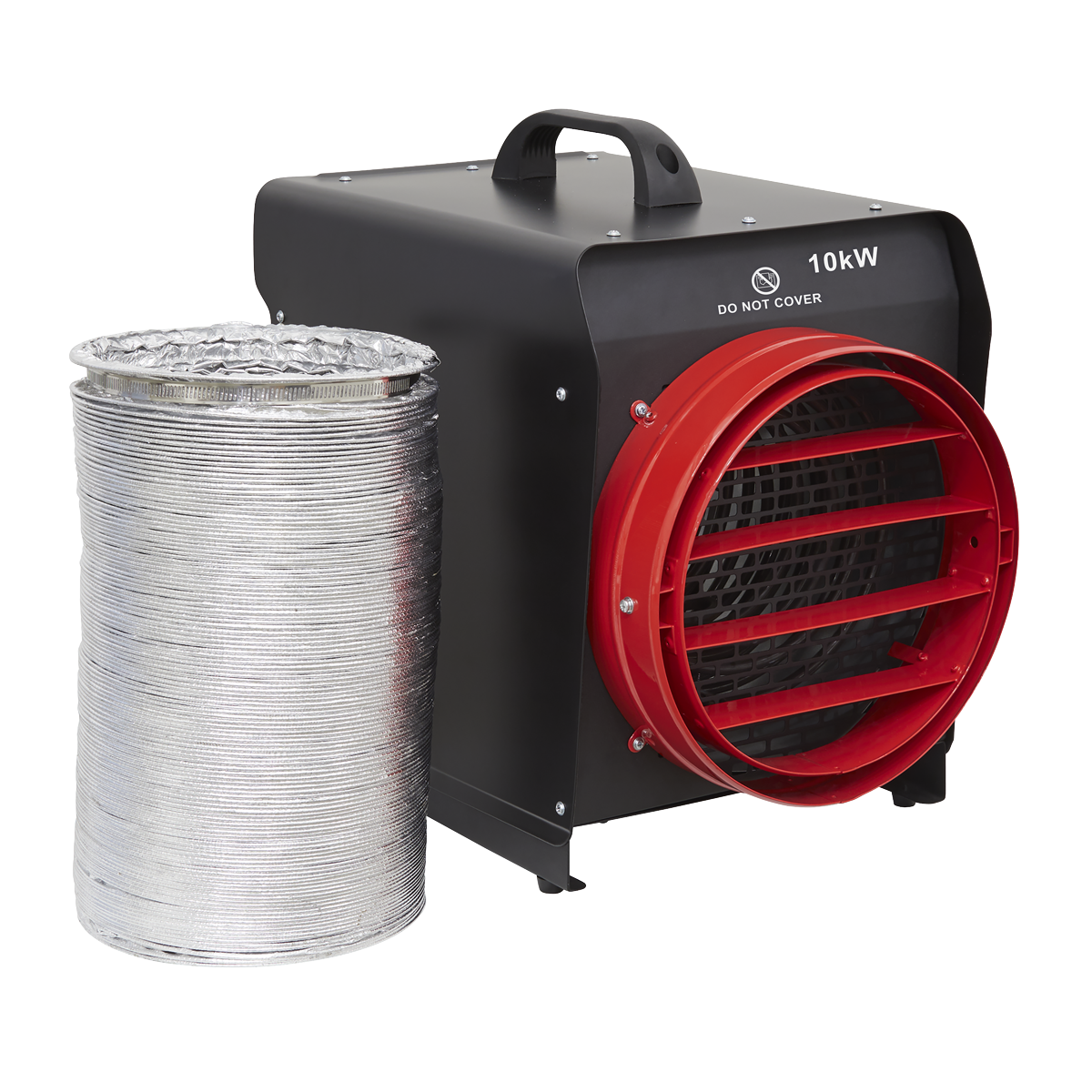Industrial Fan Heater with Ducting 10kW
