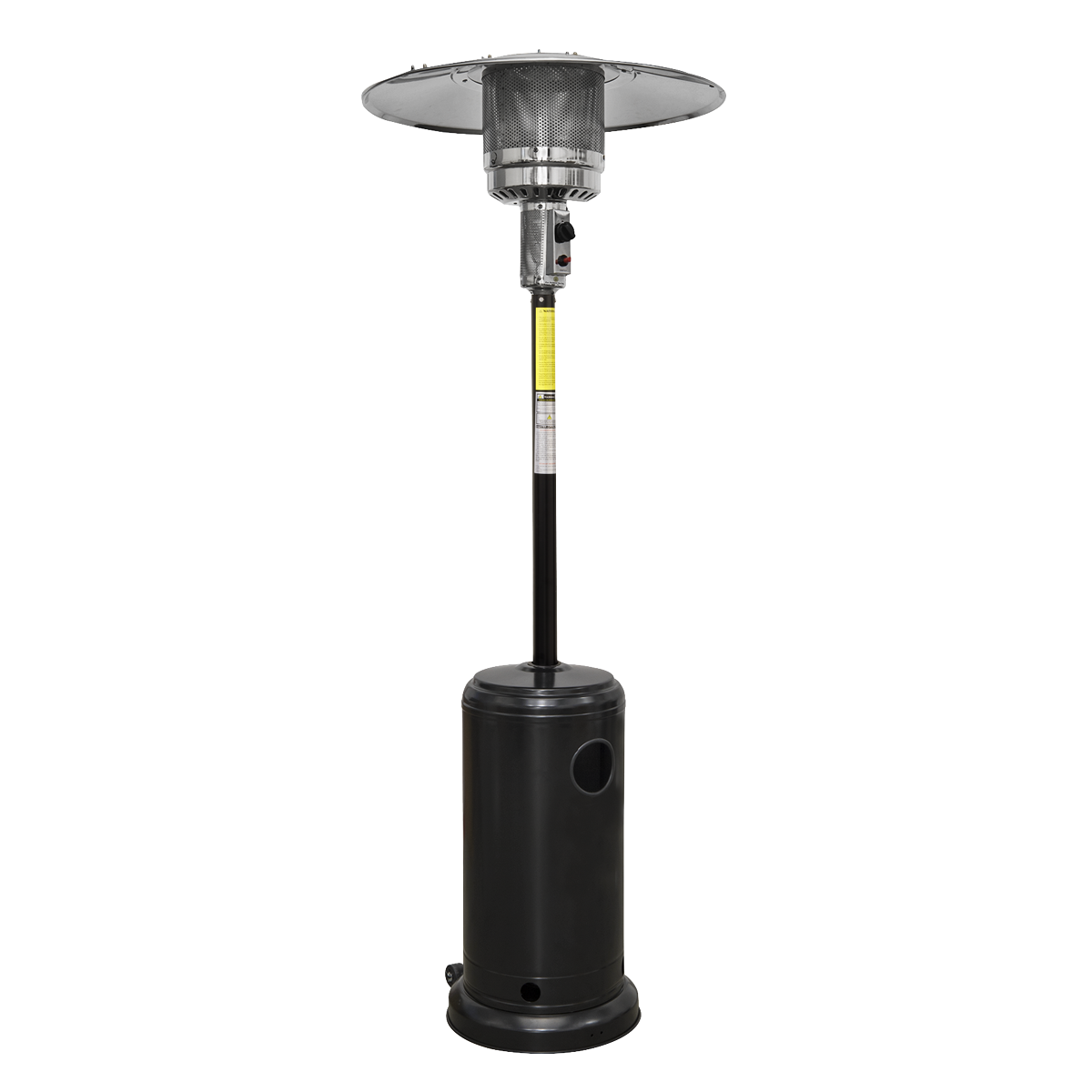 Dellonda Outdoor Garden Gas Patio Heater 13kW Commercial & Domestic Use, Black