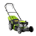 Dellonda DG101 Self-Propelled Petrol Lawnmower Grass Cutter, 18"460mm Cutting Width, 4-Stroke, 144cc