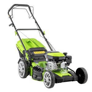 Dellonda Self-Propelled Petrol Lawnmower Grass Cutter with Height Adjustment & Grass Bag 170cc 20"/51cm 4-Stroke Engine