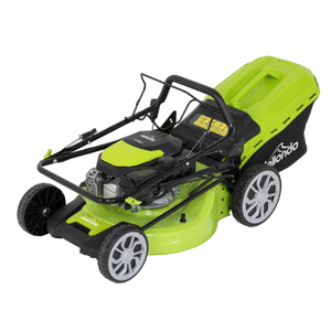Dellonda Self-Propelled Petrol Lawnmower Grass Cutter with Height Adjustment & Grass Bag 170cc 20"/51cm 4-Stroke Engine