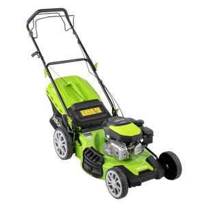 Dellonda Self-Propelled Petrol Lawnmower Grass Cutter with Height Adjustment & Grass Bag 170cc 20"/51cm 4-Stroke Engine